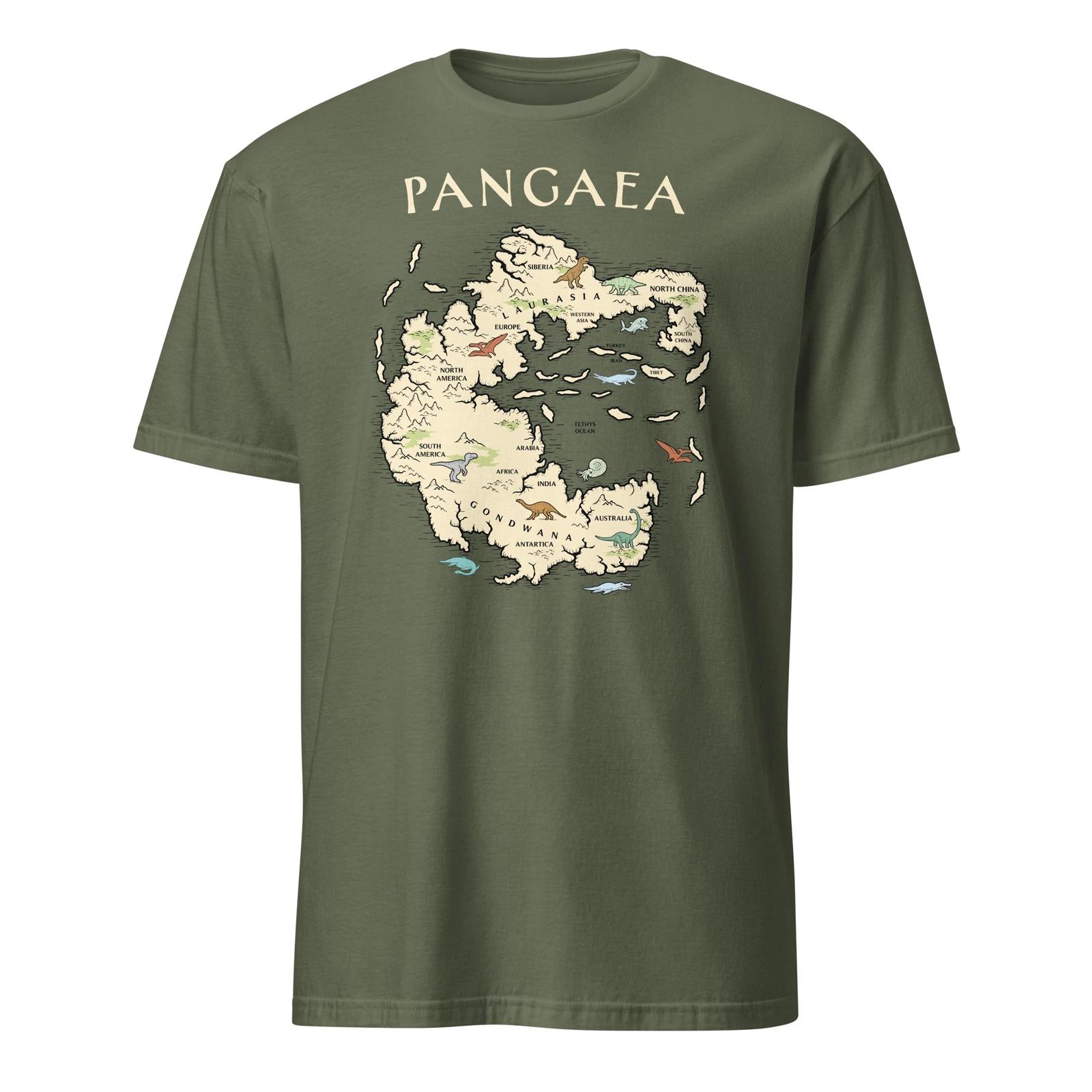 Pangaea Shirt Reunite Pangaea One Continent World Earth Map T-Shirt Size S-3XL 3XL