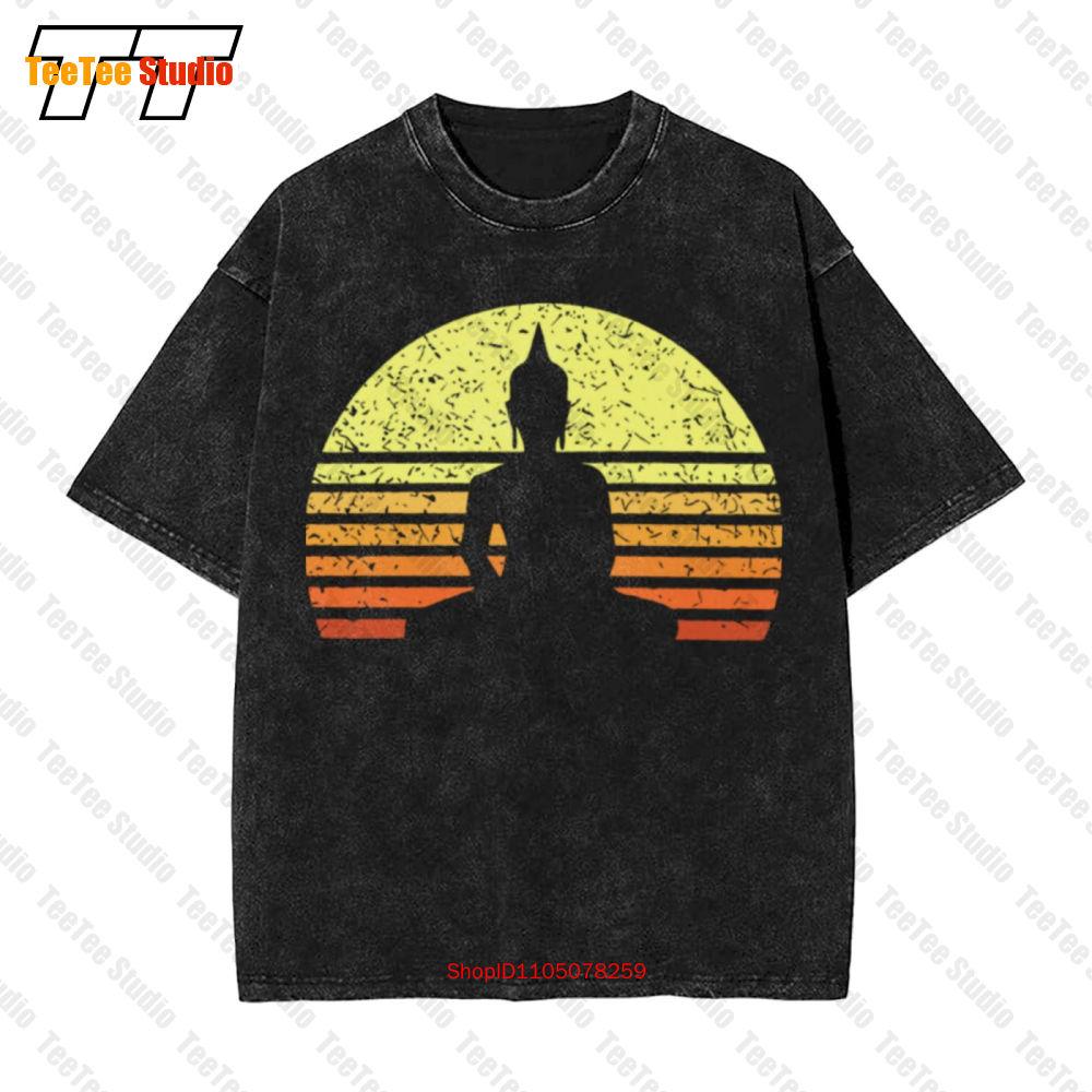 Gautama Buddha Zen Buddhist Meditation Buddhism Spirituality Vintage Oversized TShirt TI S