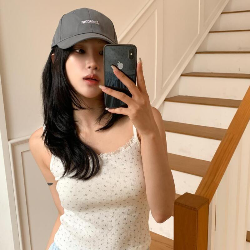 Women's Everyday Embroidered Lettering Cotton Cap Baseball Cap