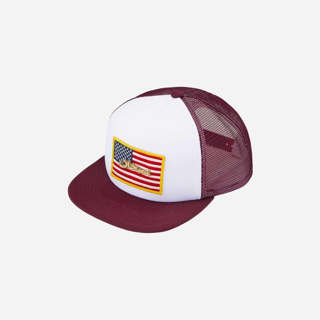 

Supreme Name Plate Mesh Back 5 Panel Maroon 23SS -