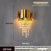 Elegant Crystal Wall Lamp: Minimalist Design for Bedrooms, Living Rooms, Stairs, and Hallways