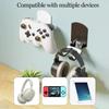 Wall Mounted Foldable Headphone Stand Space Saving Hole-Free Installation Game Controller Hanger Silicone Non-Slip Pad Universal
