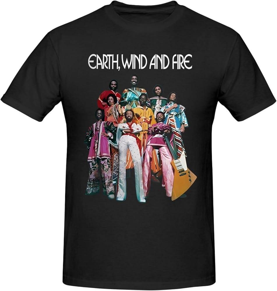 Earth Wind Music and Fire Shirt Black All Size Unsiex Shirt OB316