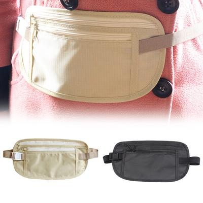 1Pc Invisible Travel Waist Packs Waist Pouch For Passport Money Belt Bag Hidden Security Wallet Casual Bag For Men Women