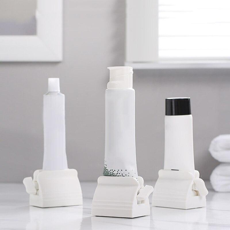 Multifunction Toothpaste Squeezer Rolling Tube Squeezer Easy Portable Non-slip Toothpaste Dispenser Bathroom Accessories Sets