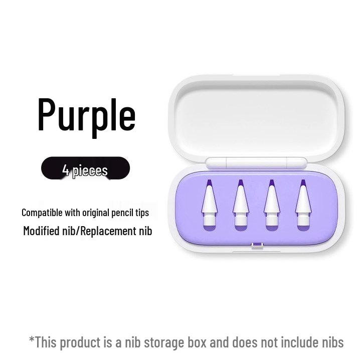 Original Capacitive Pen Nib Replacement & Storage Box for iPad Pencil, Compatible with Apple Pencil.