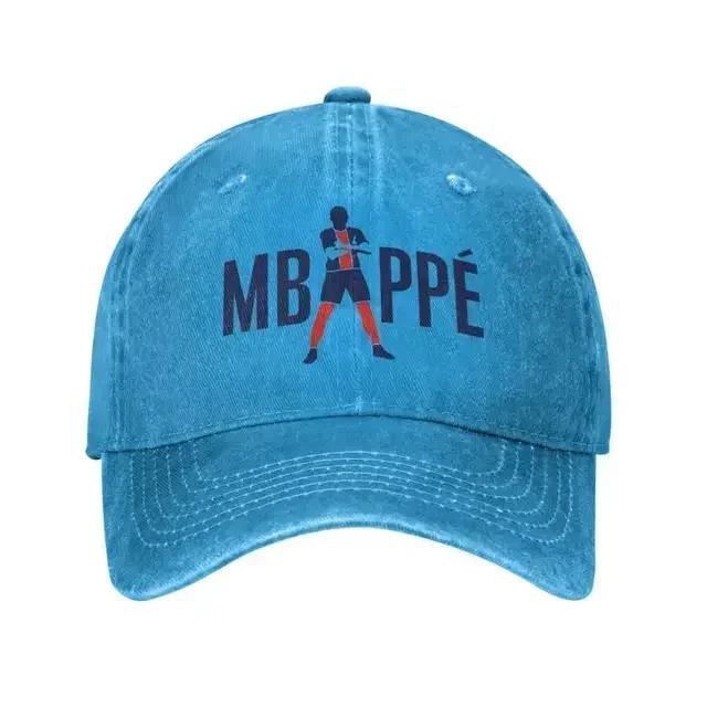 Classic Unisex Cotton KM Mbappes Football Soccer Baseball Cap Adult Adjustable Dad Hat Women Unisex Hip Hop