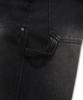 COVERNAT Semi-Wide Fit Carpenter Denim Pants Black