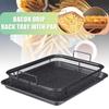 Non-stick Chips Basket Baking Dish Grill Mesh Kitchen Tools Black Stainless steel Copper Baking Tray Oil Frying Baking Pan