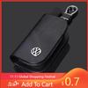 Pour VW Coques de Clé de Voiture Porte-Clés de Voiture Pour Volkswagen Polo Tiguan Passat B5 B6 B7 Golf 4 5 6 MK6 7 8 Jetta Tiguan Arte