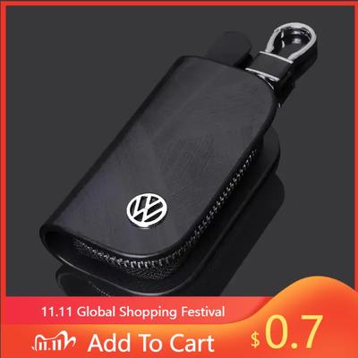 Autosleutelhouder/sleutelhanger voor Volkswagen Polo, Tiguan, Passat B5, B6, B7, Golf 4, 5, 6, MK6, 7, 8, Jetta, Tiguan Arte