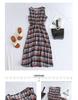 Elegant Mid-Length Short-Sleeved Dress for Middle-Aged and Elderly Women - Fashionable and Age-Reducing