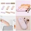 Travel Makeup Brush Holder,Silicone Trendy Portable Cosmetic Face Brushes Holder,Soft and Sleek-Makeup Tools Organizer