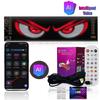 LED Matrix Panel with AI Voice Control, App Programmable Pixel Sign for Car with Flexible Scrolling Text & Animation Display