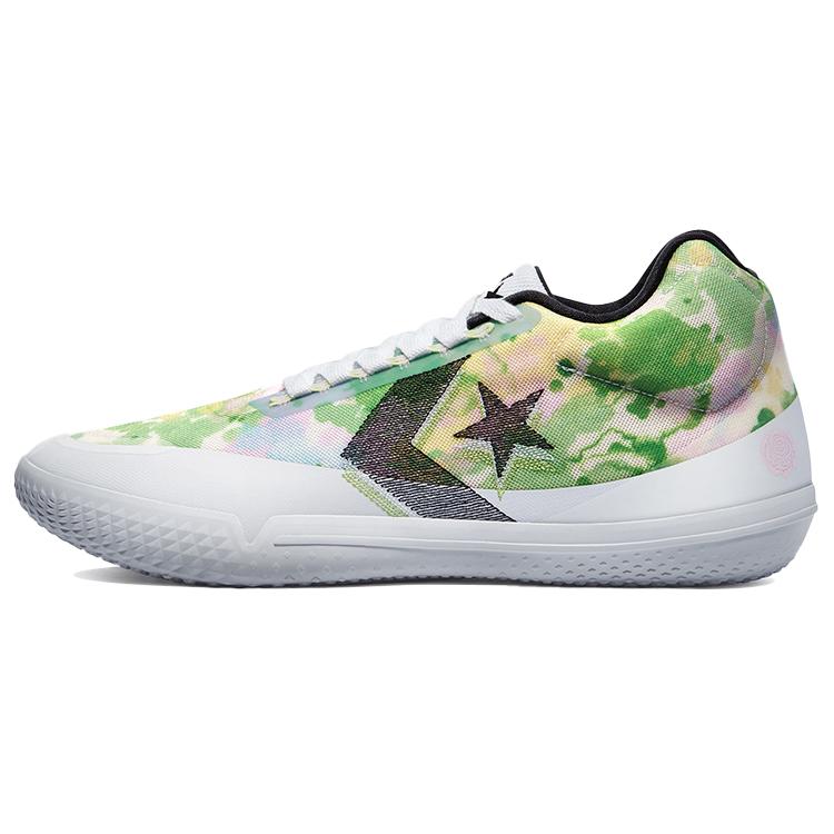 Converse All Star Pro BB Evo 'Natasha Cloud - Petal To The Metal' (Unisex) White / Pink Foam / Spring Green Basketball Shoes 170907C