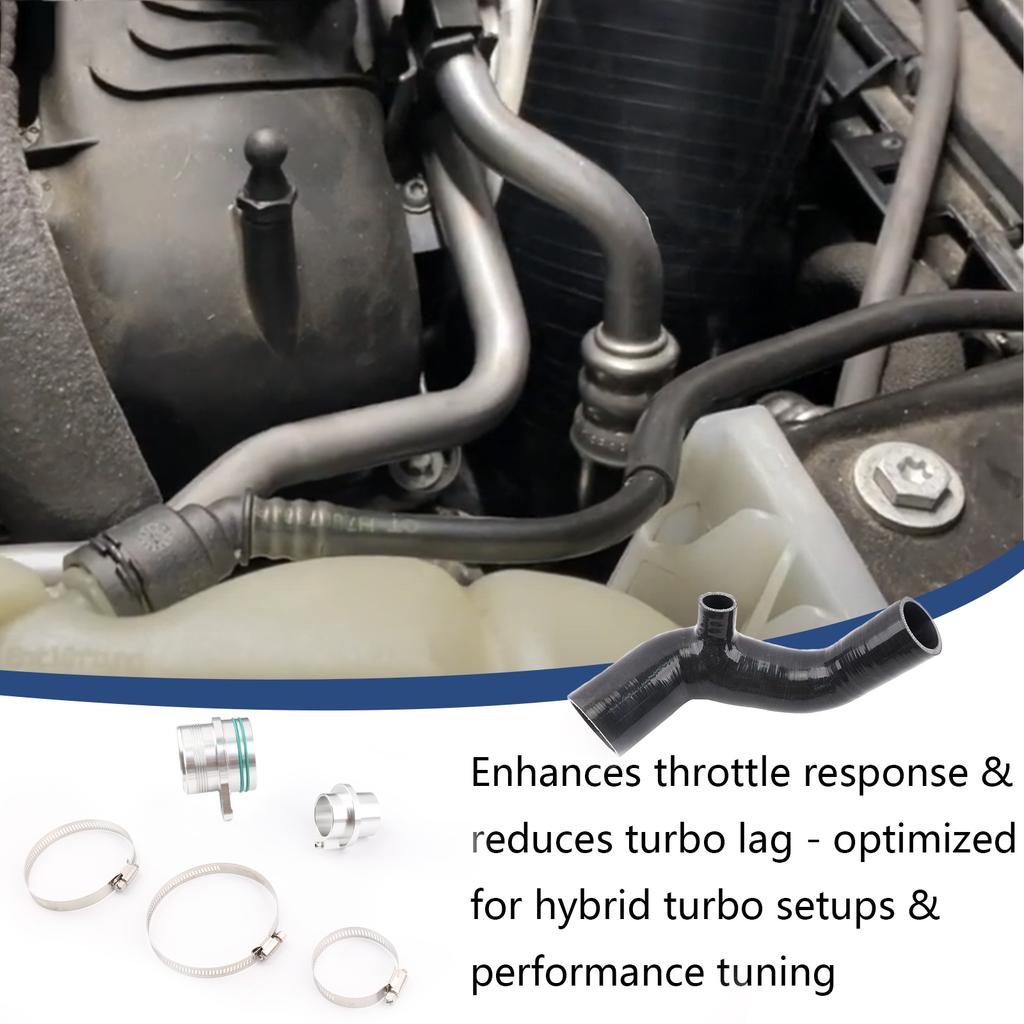 upgrade 3.35" turbo intake pipe OE replacement for BMW N55 3.0T engine hybrid turbo M2 F87 F30 F32 135i 235i 335i 435i 535i