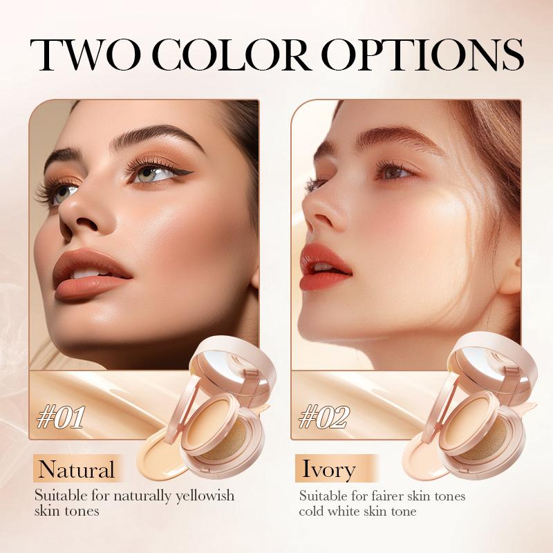 Light Sensitive Powder Air Cushion SADOER Hydrating Light BB Cream Concealer Foundation