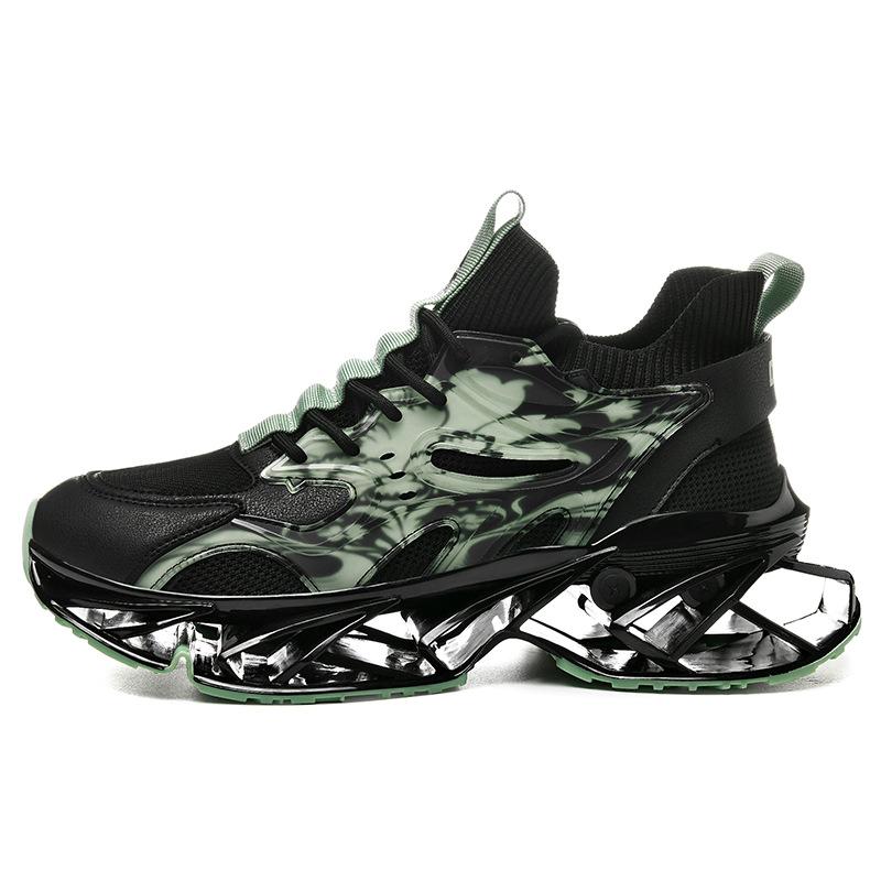 Sneakers Blade Shoes Men's Shoes Flying Weaving Painted Drop Plastic Casual Versatile Fashion Hipster Advanced Trend Shoes