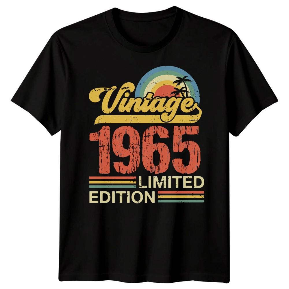 

Vintage 1965 Limited Edition 60th Birthday Milestone Mens Womens Graphic Tee 3XL