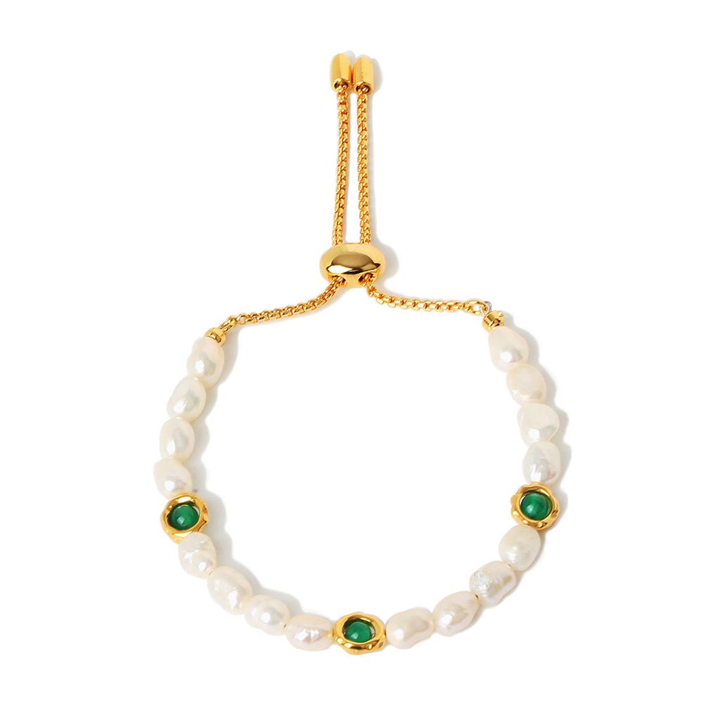 Mezmic Color Beads Pearl Bracelet