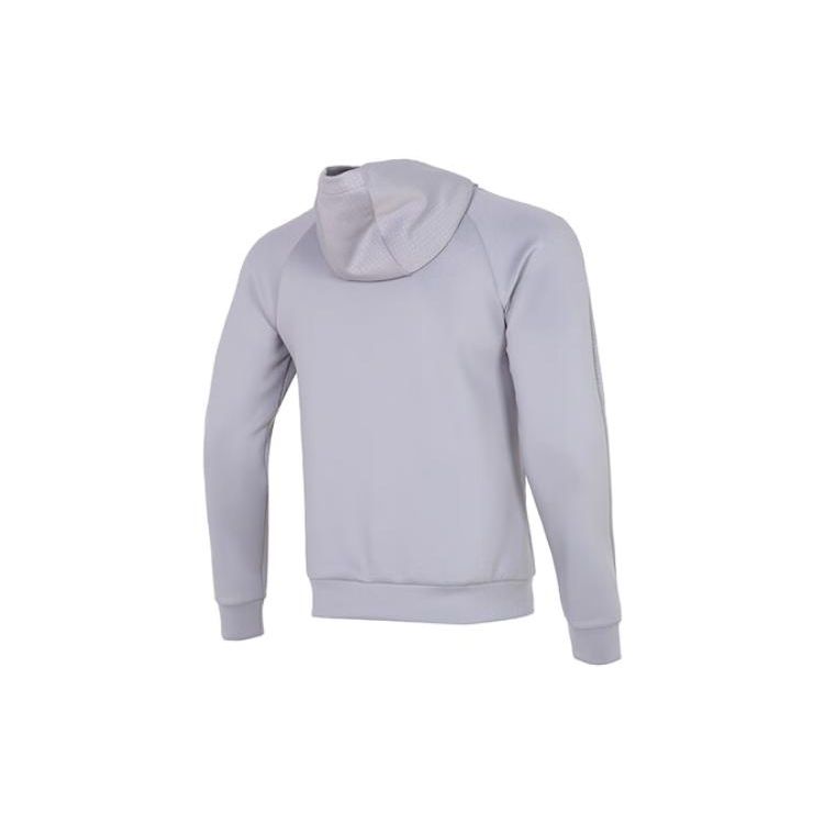 Under Armour Logo Windproof Running Hoodie Men Tops Grey 22600304-011