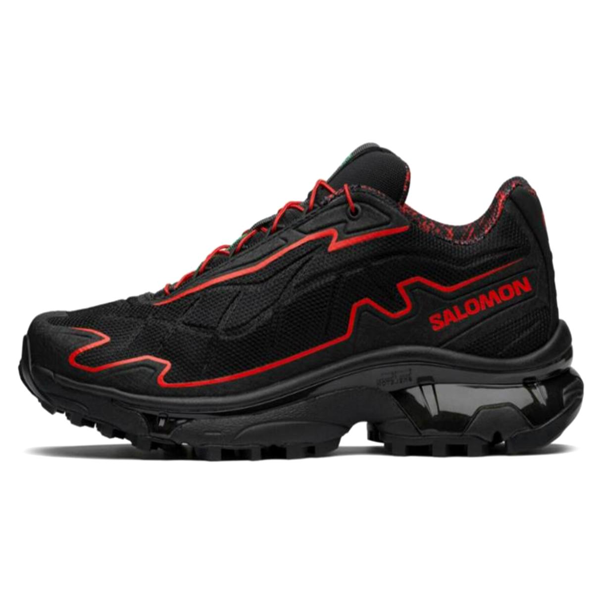 

SALOMON Xt-Slate Red Viper Повседневные Спортивные Амортизирующие Нескользящие Износостойкие Поддерживающие Легкие Низкие Кроссовки Унисекс кроссовки Черный 478469 42⅔
