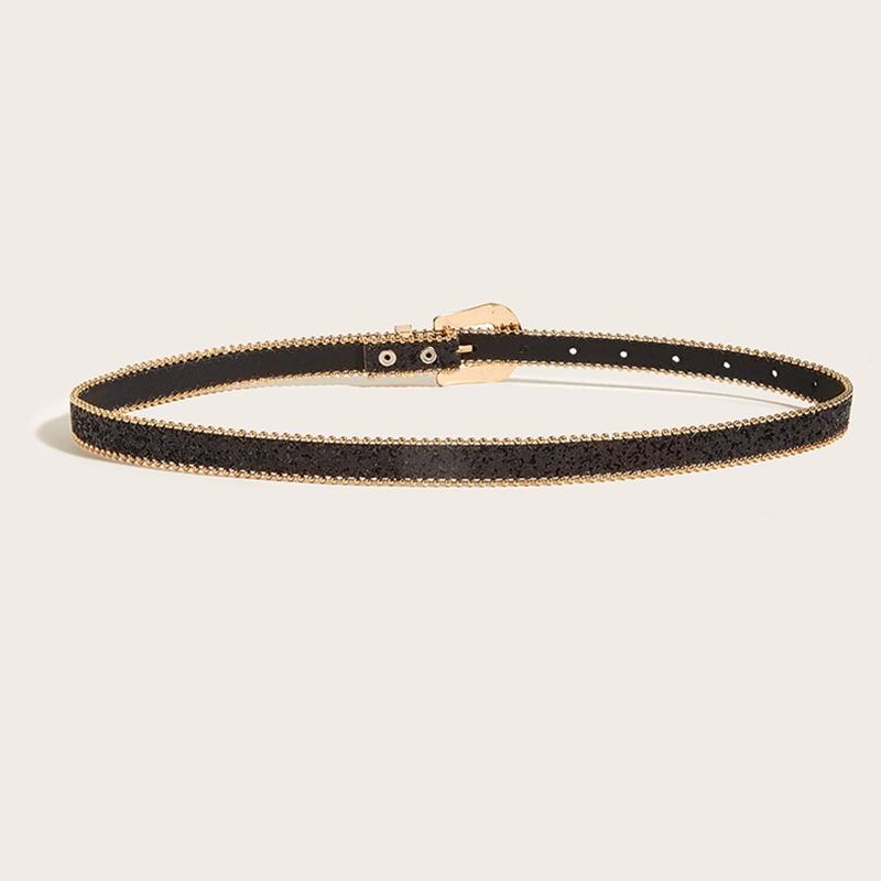 Adult Shinning Sequins Belt for Dress Crystal Diamond Waist Belt Shinning Sequins Wide Waist Belt Ladies Formal Belt