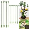 10/20pcs Garden Horticultural Flower Stand Bracket, Potted Plant Flower Shape Support Rod, Fixed Anti Lodging Leaf Guard Frame