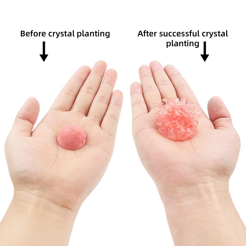 Crystal planting experiment DIYscientific experiment fun parent-child communication chemical experiment crystallization principl