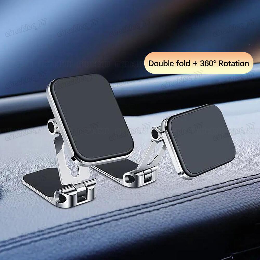 Magnetic Car Mount 360° Rotation Dashboard Mobile Phone Holder Stand Accessories