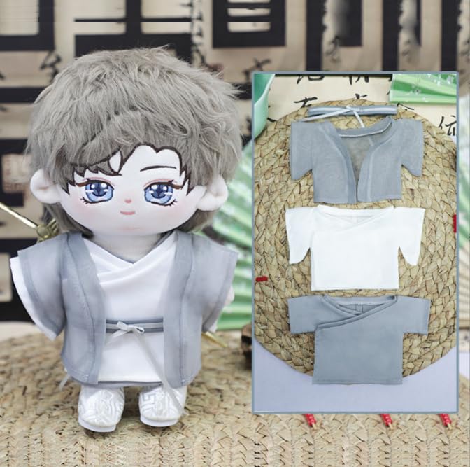 AXLUCE-Stuffed clothes-Stuffed toy-Clothes-20cm-Doll-Kimono (Gray)