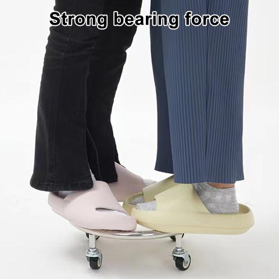 Edelstahl Gasflaschenwagen mit Rädern Stark belastbar Mehrzweck Propantankhalter Universeller Flaschenständer