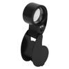 40X Magnifier Loupe LED Lights High Transmittance Portable Jewelers Loupe with Aluminium Alloy   for Elderly