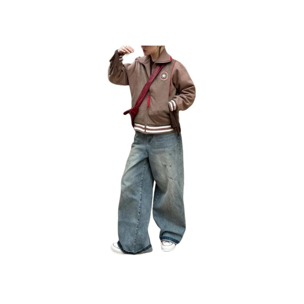 Nowa kurtka Converse CHUCK TAYLOR Damska Brązowa 10028115-A02