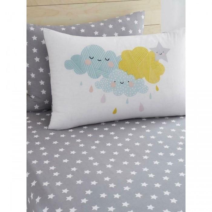 Clouds and Stars Fitted Sheet Set