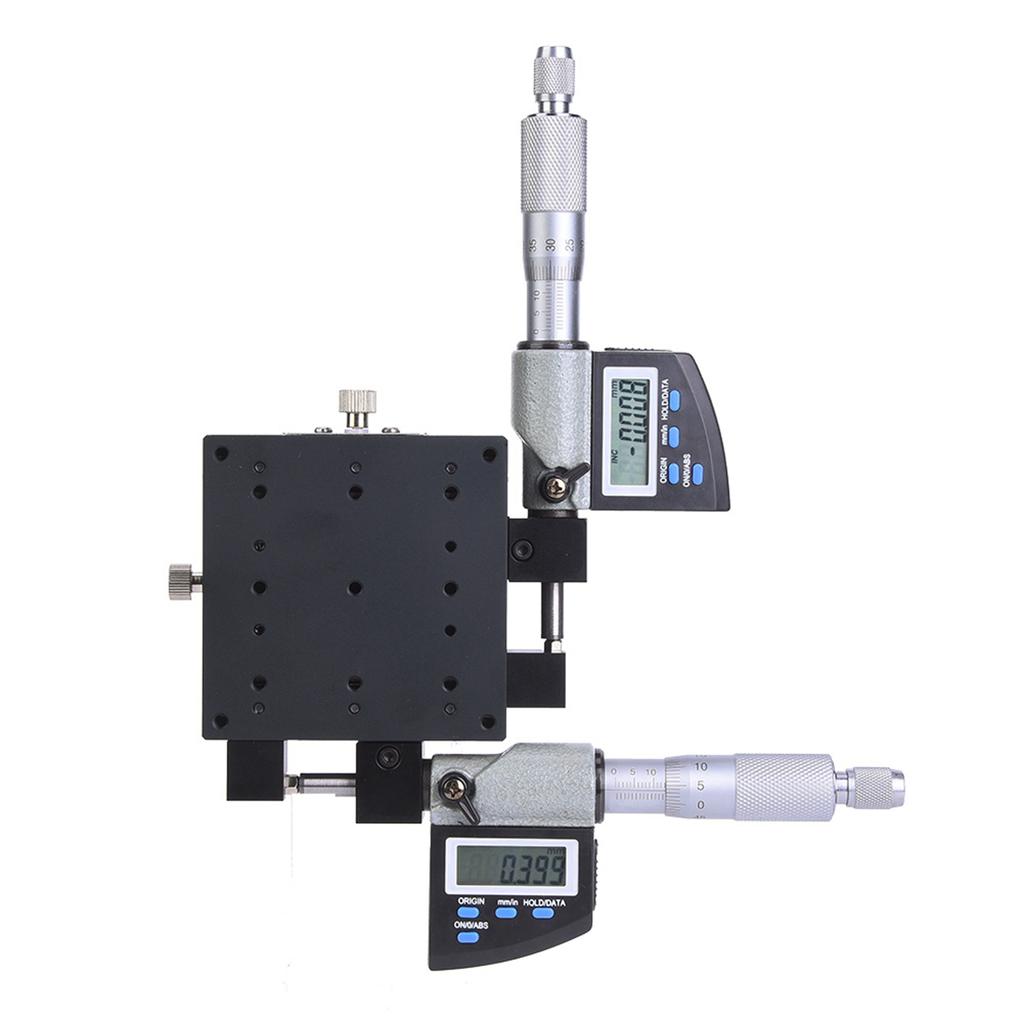 SEMXY80AS Micrometer Platform Digital Displayed 80x80mm 0.002mm Linear Stage Platform