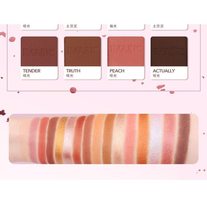 IMAGIC - 16 Colours Pink Pop Eyeshadow Palette