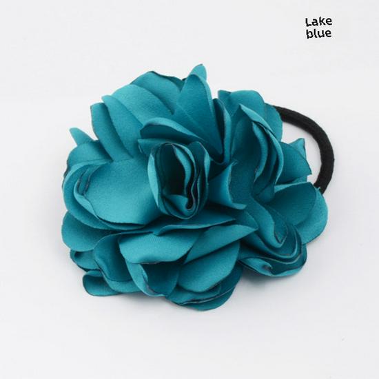 Korean Fashion Fabric Floral Hair Accessory: Camellia Rose Hairband