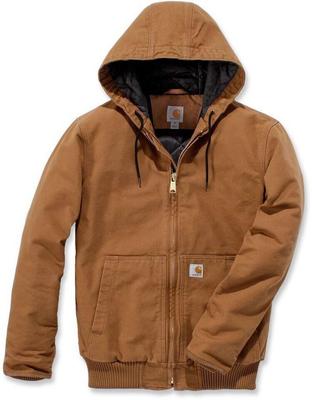 Carhartt Duck Quilt-Lined Active Jacket Brown