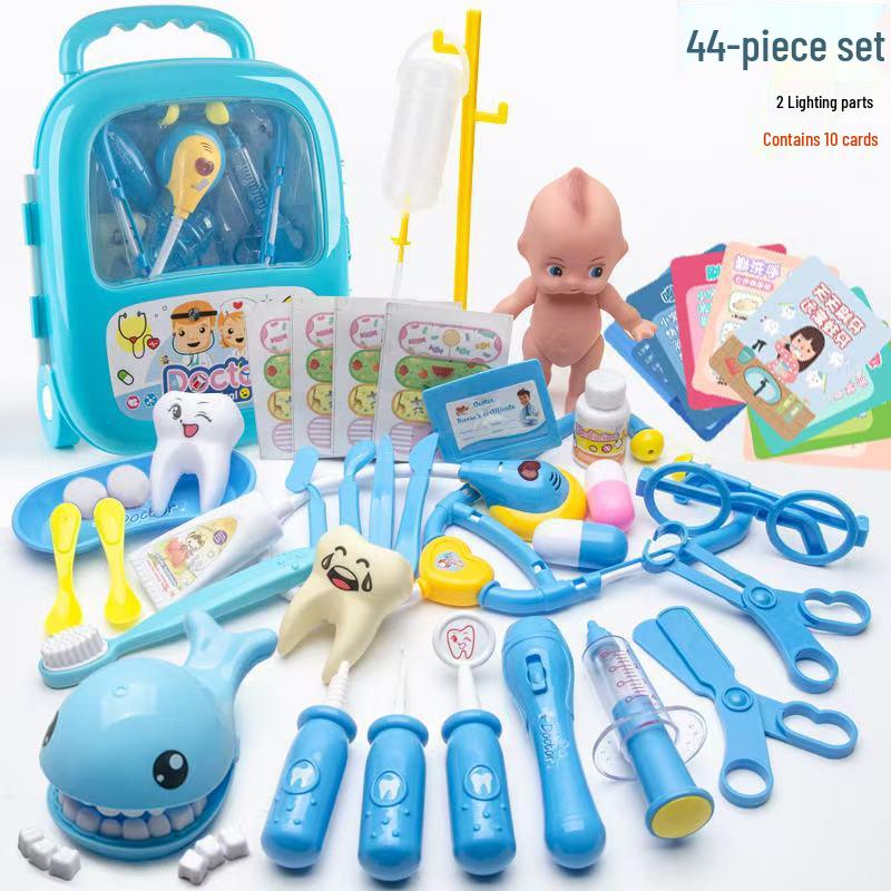 Kids' Doctor Play Set: Medical Toys with Stethoscope & Injection for Ages 3-6, Boys & Girls
