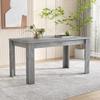 Dining Table, Table with Four Legs, Oak Wood Table, Rectangular Dining Table, Concrete Look[OLD SKU:WF312300AAB]
