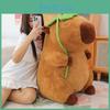 Capybara Lotus Animal Leaf Decoration Plush Doll Kids Birthday Gift Decor Home