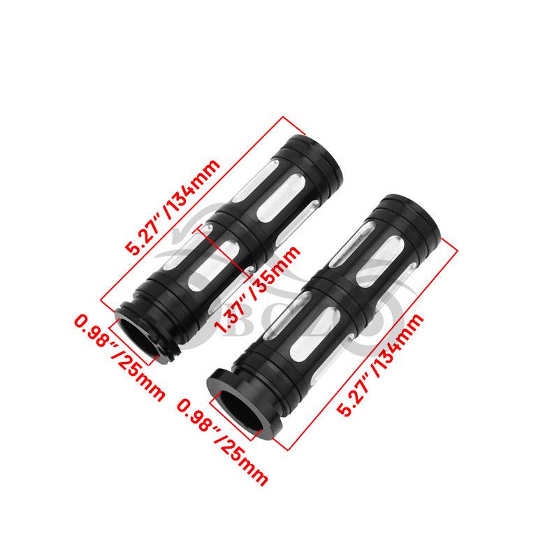 CNC Handlebar Grips for Harley Touring 883 X48, 25mm