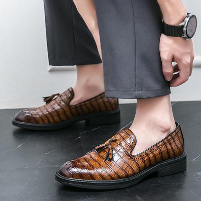 Men's Business Dress Shoes Luxury Italian Style Fashion Men Formal Business Shoes Nightclub Wedding Party Dress Formal Loafers