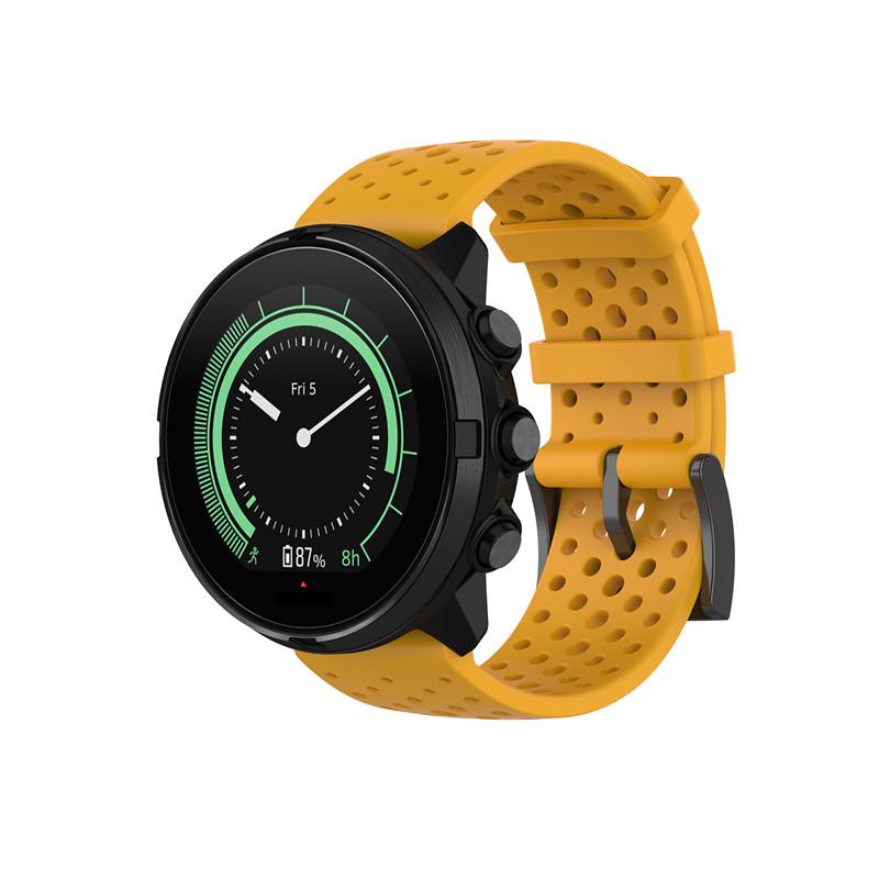 

Силиконовый ремешок 24 мм для SUUNTO 7 9 BARO ремешок для часов d5 SPARTAN SPORT WRIST HR BARO Smart Watch Band Fossil Q Мужской гибридный браслет L оранжевый