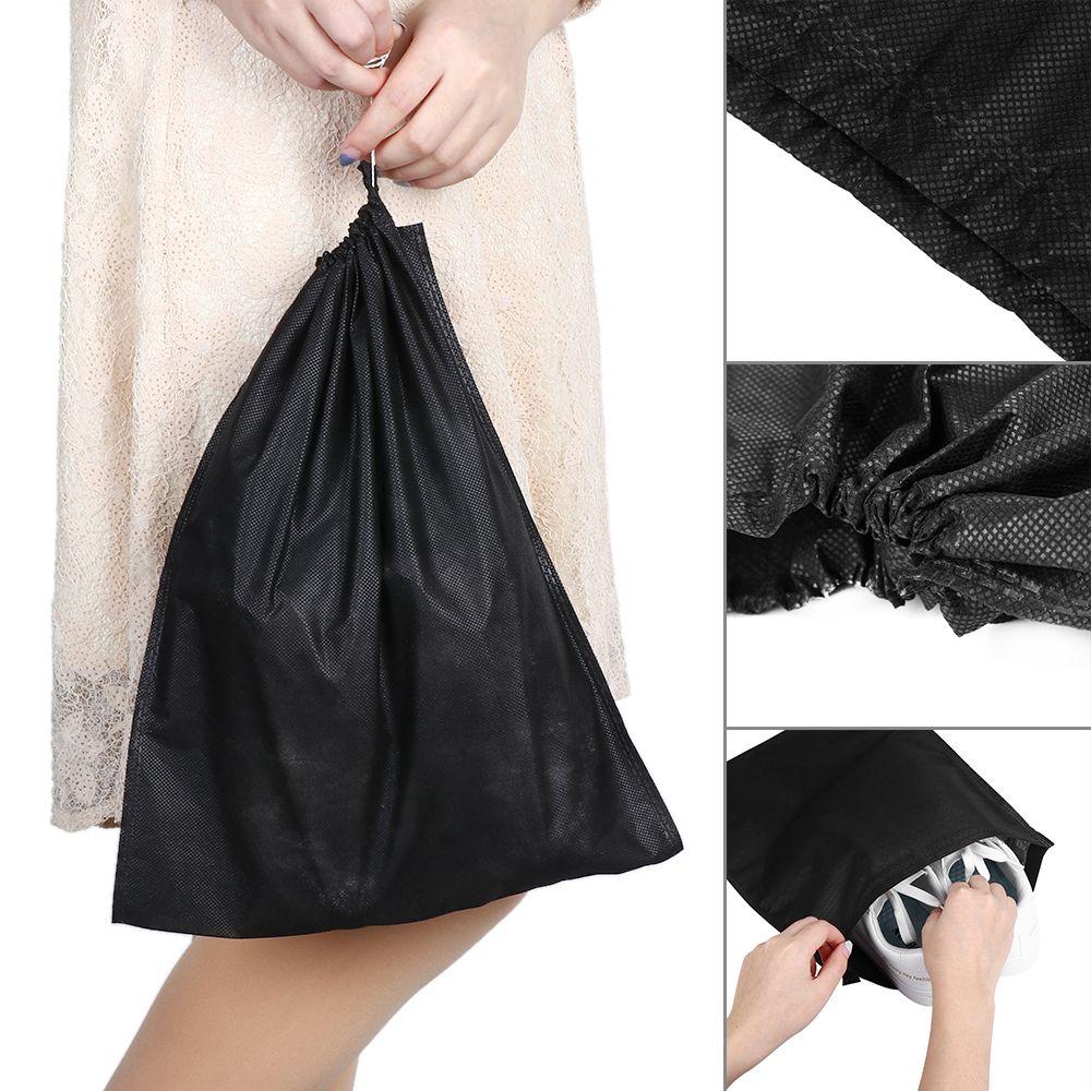 5 PCS Home Portable Non-woven Storage Pouch Shoes Bag Protector Container Drawstring