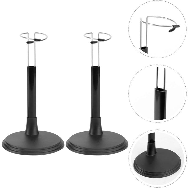1Set Plastic Multi-sized Display Holder White/Black Adjustable Professional Dummy Puppet Wrist Doll Stands Bracket Support