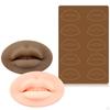 Eyebrow Practice Supplies Lip Permanent Sheet for Beautician Beginner