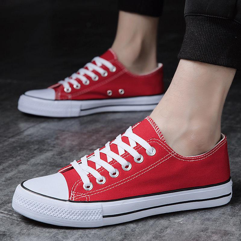 Buty płócienne Buty męskie Casual Para Studenci Niskie buty deskorolkowe