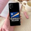 Marshall Islands Flag Case For Samsung Galaxy A54 A34 A14 A13 A51 A71 A33 A53 A73 A12 A22 A32 A52 A72 A52S Cover